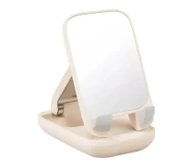 Купить - подставку для гаджетов  Подставка для гаджетов Baseus Seashell Series Folding Phone Stand (with Mirror) B10551501411-00 Pink