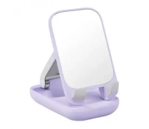Купить - подставку для гаджетов  Подставка для гаджетов Baseus Seashell Series Folding Phone Stand (with Mirror) B10551501511-00 Purple