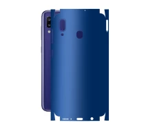 Купить - защитную пленку для смартфона  Защитная пленка StatusSKIN Samsung Galaxy M10s (M107) Корпус Винил Синий матовый