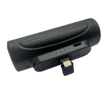 Купить - power bank  УМБ Power Bank без USB 5000mAh повербанк с фонариком, для устройств с Lightnin Black (11235-hbr)