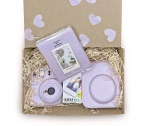 Купить - фотоаппарат  Набор камера Fujifilm Instax Mini 12/Фотобумага 20 шт/Чехол/Фотоальбом 64 фото Фиолетовый (2148686542)