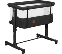 Купить - детскую кроватку  Кроватка Lionelo приставная Aurora Grey Graphit (LO-AURORA GREY GRAPHITE)