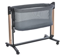 Купить - детскую кроватку  Кроватка-манеж ME 1125-G Dark Gray с автоматическим укачиванием