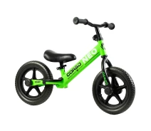 Купить - беговела  Велобег Corso Neo, стальная рама, колесо 12", подставка для ног. Green (144025)