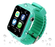 Купить - смарт-часы  Cмарт-часы с GPS трекером и телефоном JETIX V7K Green для детей и подростков (2704974)