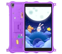Купить - планшет  Детский планшет с противоударным чехлом Blackview Tab 50 Kids 8" HD+ 3GB 64GB RK3562 5580mAh 2+0.3Мп WIFI Purple (6931548314028)