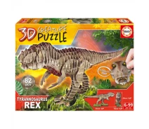 Купить - пазл  Пазл Educa 3D T-REX 82 элементов (6337222)