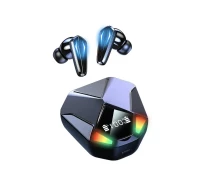 Купить - наушники  Беспроводные Bluetooth наушники TWS X6 с зарядным кейсом и индикатором заряда Черный