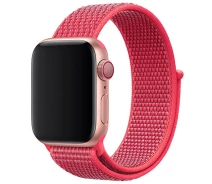 Купить - аксессуар к смарт-чсасам  Ремешок Nylon для Apple watch 38mm/40mm (Арбузный / Watermelon red) (1081084)