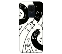 Купить - чехол для смартфона  Чехол Черно-белые кошки для Xiaomi Redmi 10X 1733778