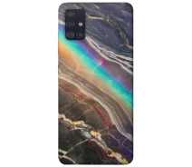 Купить - чехол для смартфона  Чехол Радужный мрамор для Samsung Galaxy A51 (2020) (1747726)