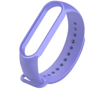 Купить - аксессуар к смарт-чсасам  Силиконовый ремешок для Xiaomi Mi Band 3/4 (Сиреневый / Elegant Purple) (926422)