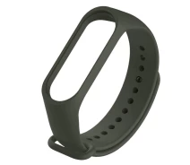 Купить - аксессуар к смарт-чсасам  Силиконовый ремешок для Xiaomi Mi Band 3/4 (Зеленый/Olive) (1087797)