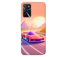 Купить - чехол для смартфона  Чехол Машинка на закате для Oppo A16 4G (1755847)