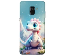 Купить - чехол для смартфона  Чехол Белый дракоша для Samsung Galaxy A8 (2018) (1758162)