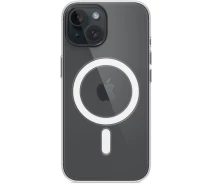 Купить - чехол для смартфона  Чехол прозрачный оригинальный Clear Case with MagSafe MT203ZM/A Official для Apple Iphone 15 (6.1") Clear