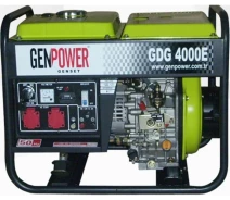 Купить - генератор  Дизельный генератор GenPower GDG 4000 E