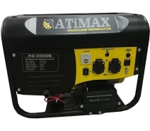 Купить - генератор  Генератор бензиновый Atimax AG-3500-E, 2,8 квт 1 фазный электрогенератор бензогенератор для дома квартиры