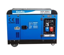 Купить - генератор  Дизельный генератор Kit Energy EnerSol SKDS-8EBAU 230B-380В 50Гц 8кВт 1-3 фазы с электростартером