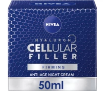 Купить - корейский крем для лица  Крем для лица Nivea Hyaluron Cellular Ночной с гиалуроновой кислотой 50 мл (4005900134271)