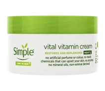 Купить - корейский крем для лица  Крем для лица Simple Vital Vitamin Night Cream Kind to Skin Ночной витаминный 50 мл (8710447485552)