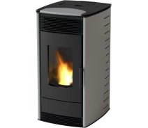 Купить - топку и печь  Печь с водяным контуром MBS Thermo Pellet 18 kW grey