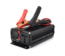 Купить - преобразователь напряжения  Инвертор напряжения POWERMASTER, 24V/220V, 300W с модифицированной синусоидой, 1 универсальная розетка, клеммы (YUT_29426)