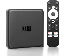Купить - приставку Smart TV  Приставка KinHanK G1 4/32 GB, Amlogic S905X4, AndroidTV 11, Netflix, Dolby Visio, HDR