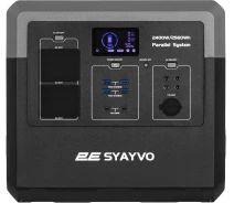 Купить - зарядную станцию  Зарядная станция 2Е Syayvo 2400 Вт, 2560 Вт/ч, WiFi/BT, параллельное подключение, быстрая зарядка (2E-PPS24256)