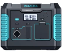 Купить - зарядную станцию  Зарядная станция Romoss RS500 / 400 Вт.ч/ 500 Вт (пиковая 1000 Вт) (RS500-2B2-G153H)
