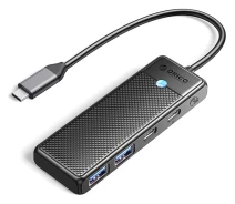 Купить - кардридер  USB-хаб ORICO PAPW Series 4-Port USB3.0 (PAPW2AC-C3-015-BK-EP)