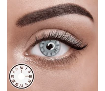 Купить - контактные линзы  Белые Контактные Линзы - Клок Белый 2шт. от ELITE Lens