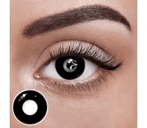Купить - контактные линзы  Черные линзы с диоптриями ELITE Lens "Блэк" 2 шт. -7.0