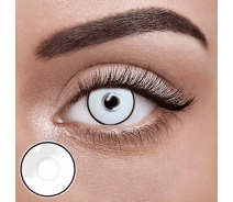 Купить - контактные линзы  Белые линзы с диоптриями ELITE Lens "Мэнсон" 2 шт. -2.50