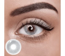 Купить - контактные линзы  Серые Контактные Линзы Айс грей 2 шт. -7.0 ELITE Lens