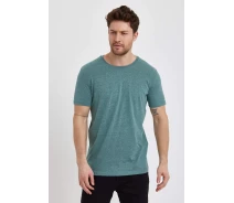 Купить - мужскую футболку  Футболка Trend Collection 7599 Зеленый 3XL (51805)