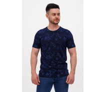 Купить - мужскую футболку  Футболка Trend Collection 11231 Темно-синий XL (59898)
