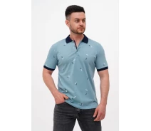 Купить - мужскую футболку  Футболка Trend Collection 11223 Бирюзовый 2XL (59863)
