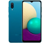 Купить - смартфон и мобильный телефон  Смартфон SAMSUNG Galaxy A02 (6.50",720x1600,32GB,Android,mSD (SDHC/SDXC standard) up to 512GB,mUSB,BT,HSPA,3G,4G,HSPA+,LTE) Blue, (Grade C) б/у