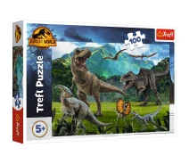 Купить - пазл  Пазл Мир Юрского периода-3. Динозавры Юрского периода. Jurassic Wotld: Dominion (100 эл.) (Trefl) (16441)