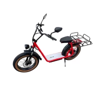 Купить - электровелосипеды  Фетбайк VOLTO Cruise 20" (1000W, 20Ah) +NFC +Грузовой багажник Красный