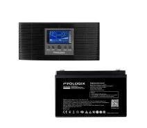 Купить - источник бесперебойного питания  Комплект резервного питания Prologix 1000 (PLP1000XL) + АКБ PL12-100, AGM