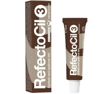 Купить - краску для бровей и ресниц  Краска для бровей и ресниц RefectoCil Коричневая 15 мл