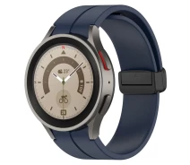 Купить - аксессуар к смарт-чсасам  Ремешок CDK Silicone Sport Magnetic "L" для Samsung Galaxy Watch4 Classic (R880/R885) 42mm (015834) (dark blue