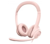 Купить - наушники  Гарнитура Logitech H390 USB Rose (981-001281)