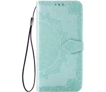 Купить - чехол для смартфона  Кожаный чехол (книжка) Art Case с визитницей для Xiaomi Redmi Note 9 / Redmi 10X (Бирюзовый) (905867)