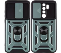 Купить - чехол для смартфона  Ударопрочный чехол Camshield Serge Ring for Magnet для Xiaomi Redmi 9 (Зеленый) (1162319)