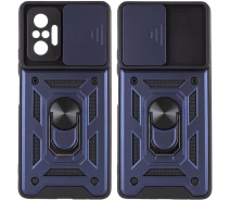 Купить - чехол для смартфона  Ударопрочный чехол Camshield Serge Ring for Magnet для Xiaomi Redmi Note 10 Pro (Синий) (1162339)