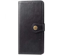 Купить - чехол для смартфона  Кожаный чехол книжка GETMAN Gallant (PU) для Xiaomi Redmi Note 9 / Redmi 10X (Черный) (905920)