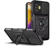 Купить - чехол для смартфона  Ударопрочный чехол Camshield Serge Ring для Xiaomi Poco F4 GT (Черный) (1453723)